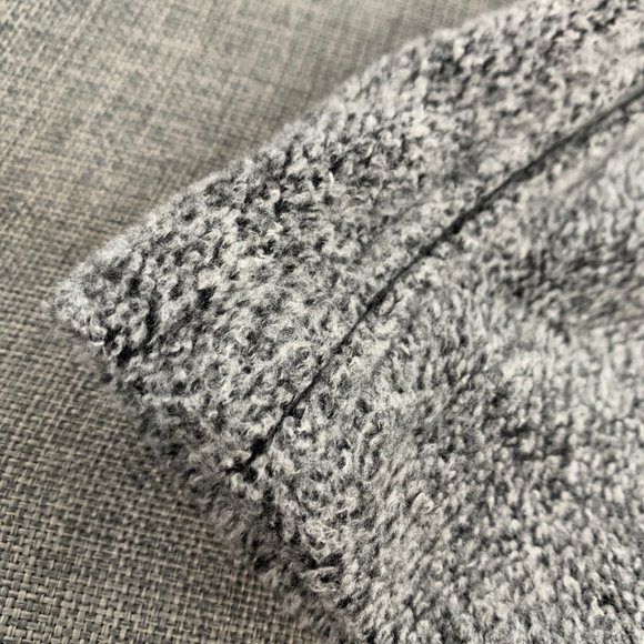 Loft Gray Fleece Mini Skirt Elastic Waist XSP Above Knee Soft‎ Comfort - Picture 2 of 13